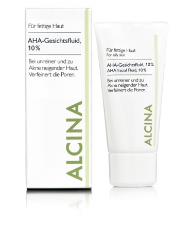 Alcina AHA-Gesichtsfluid 10% - 50 ml